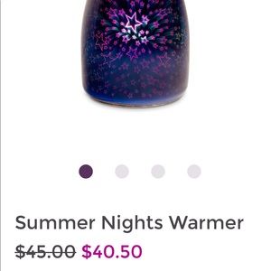 Summer Nights Star warmer scentsy